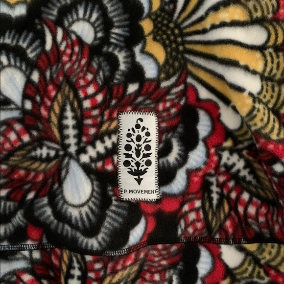 FP MOVEMENT Wild And Free Printed Fleece Pullover NWT - Picture 7 of 7